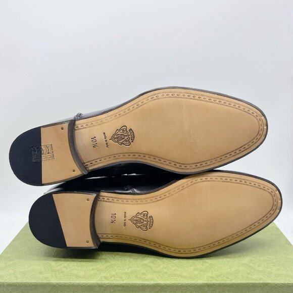 Gucci Horsebit Ankle Boots Black Leather Womens UK 7 US 10 $1790 - NEW - Picture 9 of 14